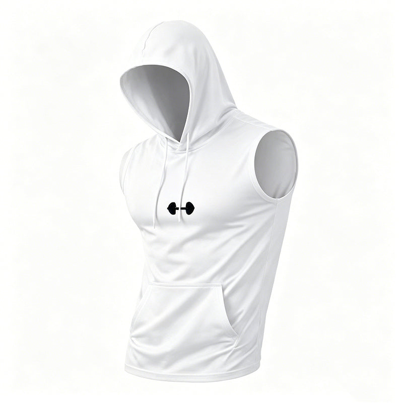 🎉 BEGRENZTE ZEIT 50% RABATT! 💪 Herren Sportliches Ärmelloses Kapuzenshirt – Maximale Bewegungsfreiheit & Leichter Atmungsaktiver Stoff 🏋️