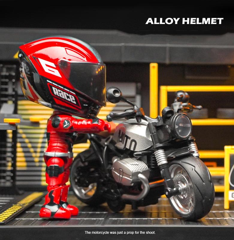 🤖【Nur für kurze Zeit: 50 % sparen!】💨 Vom Fahrer zum Helm — Das coolste verwandelbare Motorradmodell!
