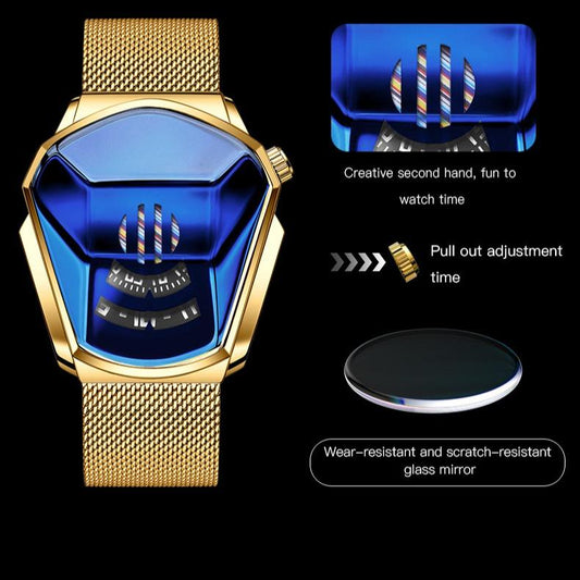 ⏰Hot Sale Deals💥💥Luxury Mens Racing Sport Rhombus Watch