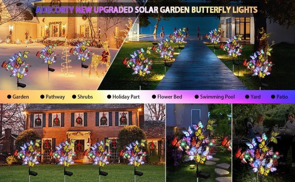 🦋Wasserdichte Solar-Schmetterlingsleuchten für draußen💖