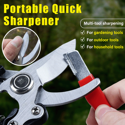 Tragbarer Gartenscheren-Schärfer – schnell & einfach für Messer und Scheren, ideal für den Außenbereich 🔪✂️