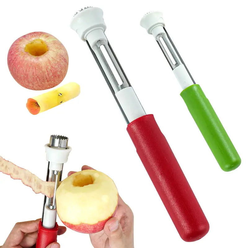 🥳 2026 HOT SALE 🥳💞 50.000+ VERKAUFT! 🔪🛒 Kaufe 1, erhalte 1 GRATIS + 50% RABATT! Der 2-in-1 Küchenheld: Entkernen & Schälen in einem Dreh 🍎⏱️❤️