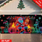 🎇🚪UV Activated Christmas Garage Door Cover Banner, Glows in Dark🔥🎉