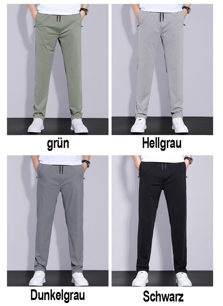 Herren Sommer Ice Silk Sweatpants