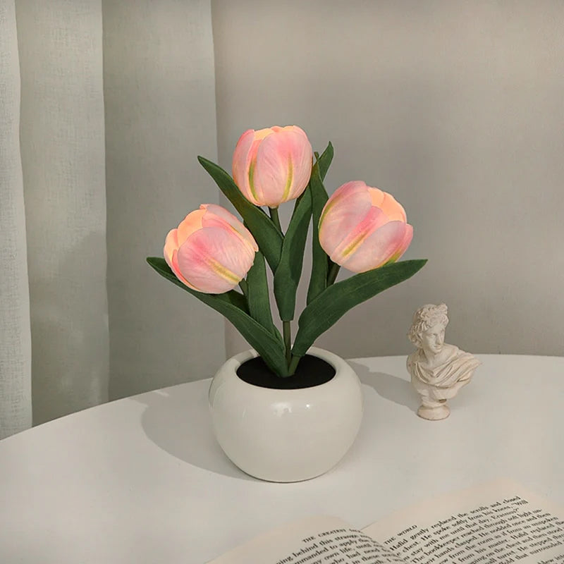 LED Tulip Night Light Flower Table Lamp🌷✨Buy 2 free shipping