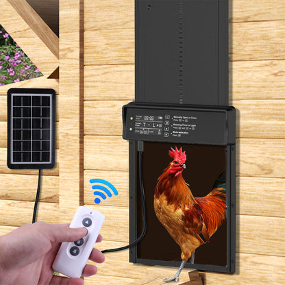 🔥🔥Neu erhältlich 50% RABATT🎁Solarbetriebene automatische Hühnerstalltür