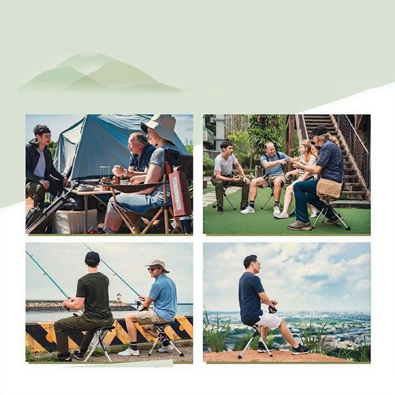 🔥 2-in-1 Gehstock mit Klappstuhl