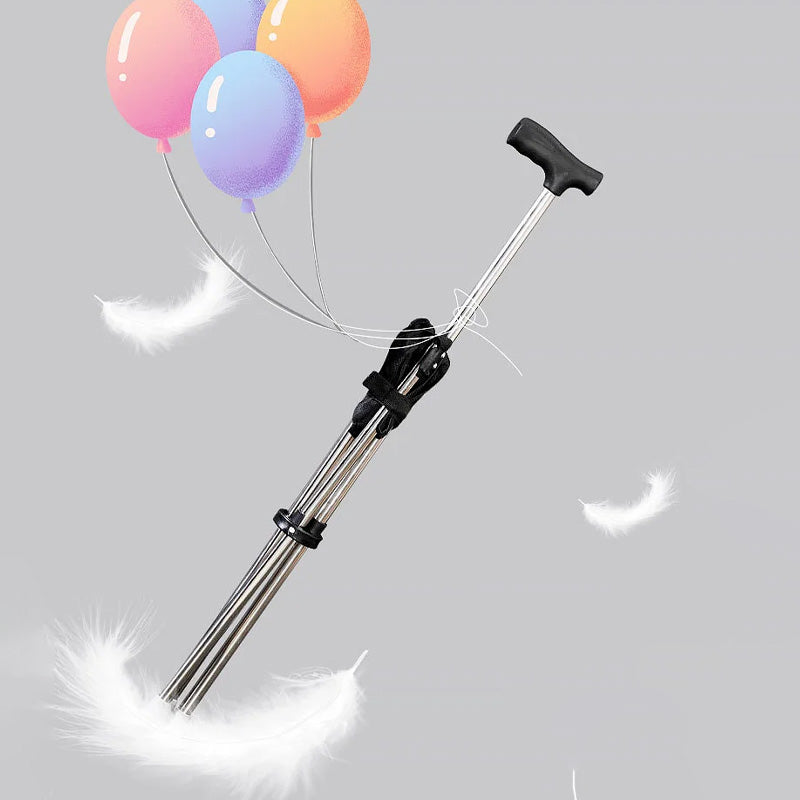 🔥 2-in-1 Gehstock mit Klappstuhl