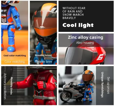 🤖【Nur für kurze Zeit: 50 % sparen!】💨 Vom Fahrer zum Helm — Das coolste verwandelbare Motorradmodell!