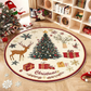 🎄Festive Non-Slip Round Christmas Tree Rug✨
