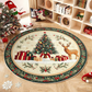 🎄Festive Non-Slip Round Christmas Tree Rug✨