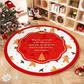 🎄Festive Non-Slip Round Christmas Tree Rug✨