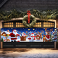 Outdoor Merry Christmas Hanging Banner