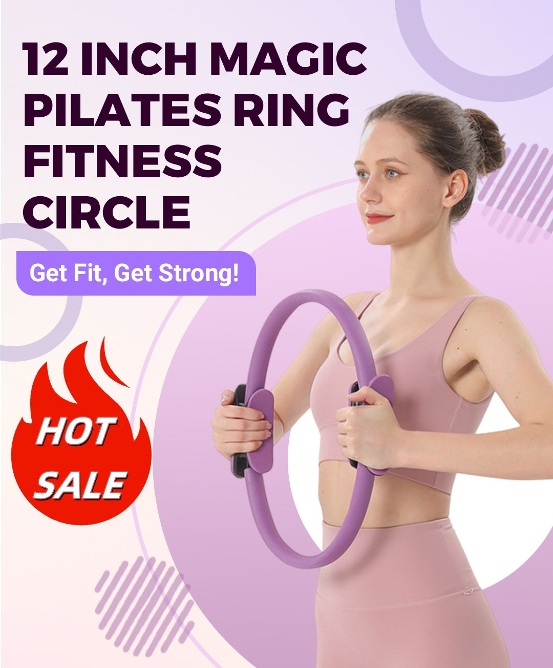 🔥NEUJAHRS-MEGA-SALE  50% RABATT💪Der All-in-One-Pilatesring – ideal für Anfänger und Fortgeschrittene🌸Formen, stärken, Haltung verbessern✨