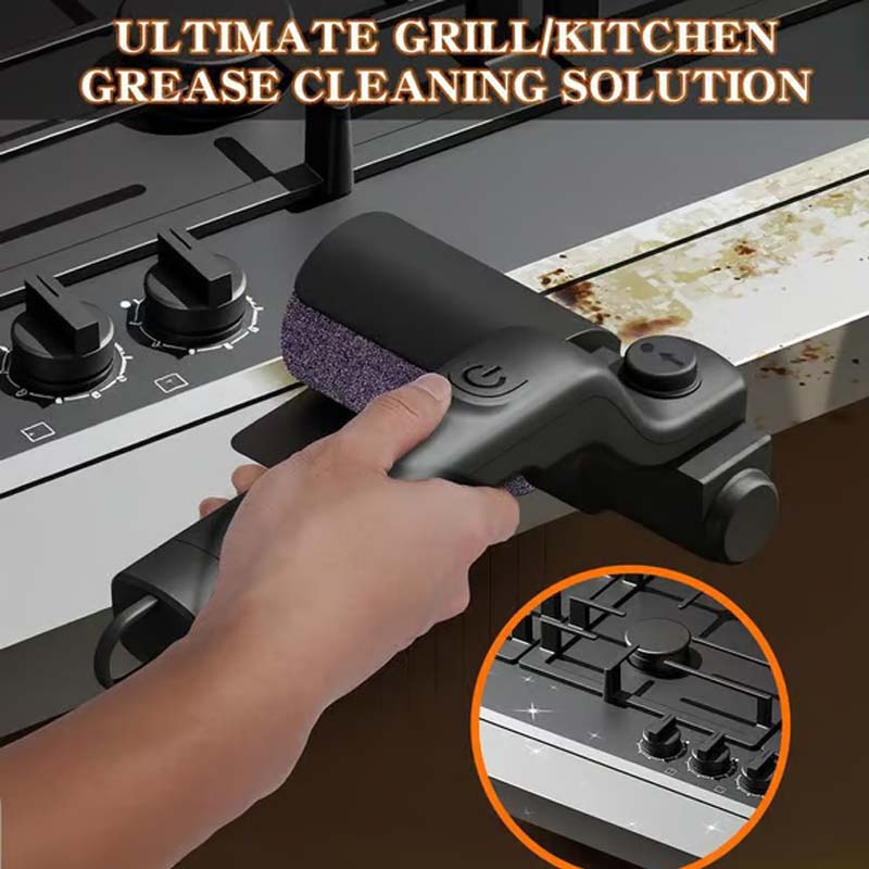 🔥⚡ Elektrischer Grillbürstenreiniger Kabellos: 50% RABATT! 💎💪 Tiefenreinigung mit Schnellwechsel-Bürste, 2600mAh Akku für langes Grillen