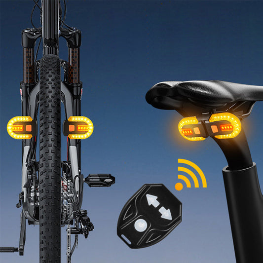 🚴 JETZT 60 % RABATT! 🔦 Kabelloses Fahrrad-Rücklicht mit Fernbedienung, automatischem Bremssensor, über 30 Lichtmodi und USB-Aufladung ⚡