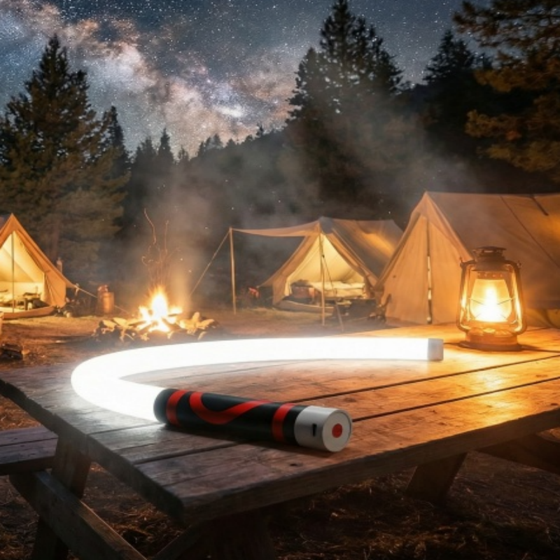 💎 -50% AUF LED-STREIFEN! 💎 Flexibles Silikon, 3 Modi & USB-C für Camping & Deko ✨