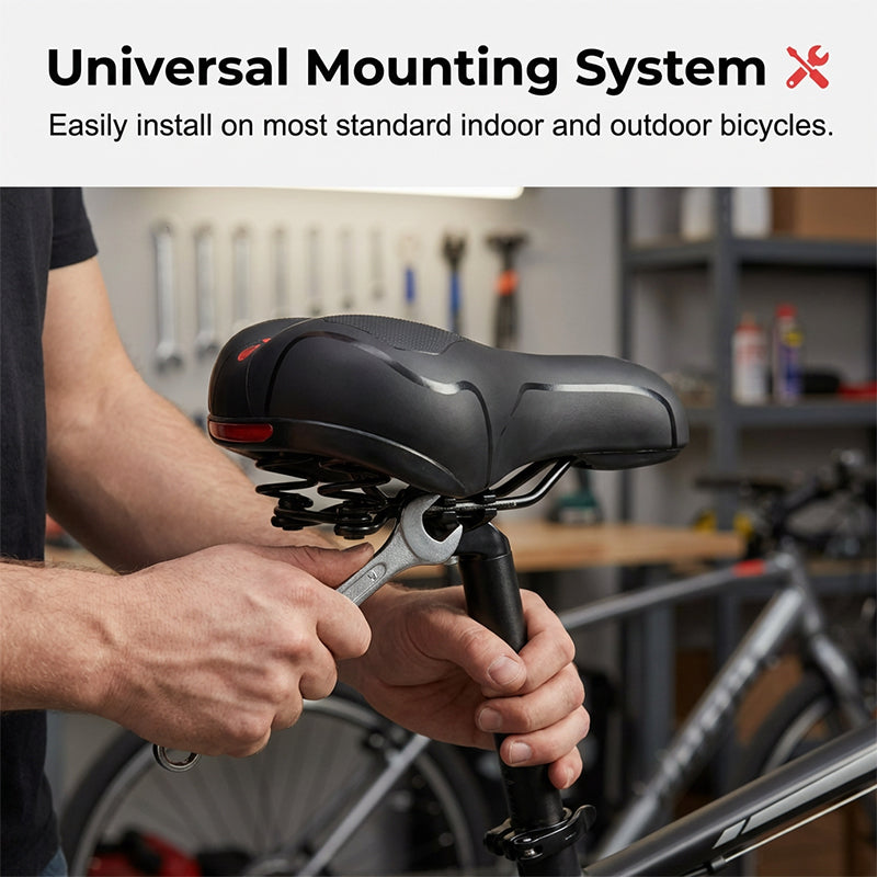 Ergonomischer, atmungsaktiver Fahrradsattel mit Memory-Schaum