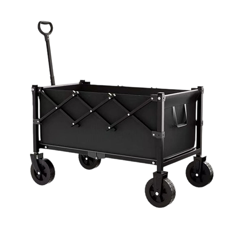 📢 40% RABATT! ⏰ Faltbarer Transportwagen mit Rädern – Robuster Stahlrahmen, 80 kg Traglast, für Strand, Camping & Garten