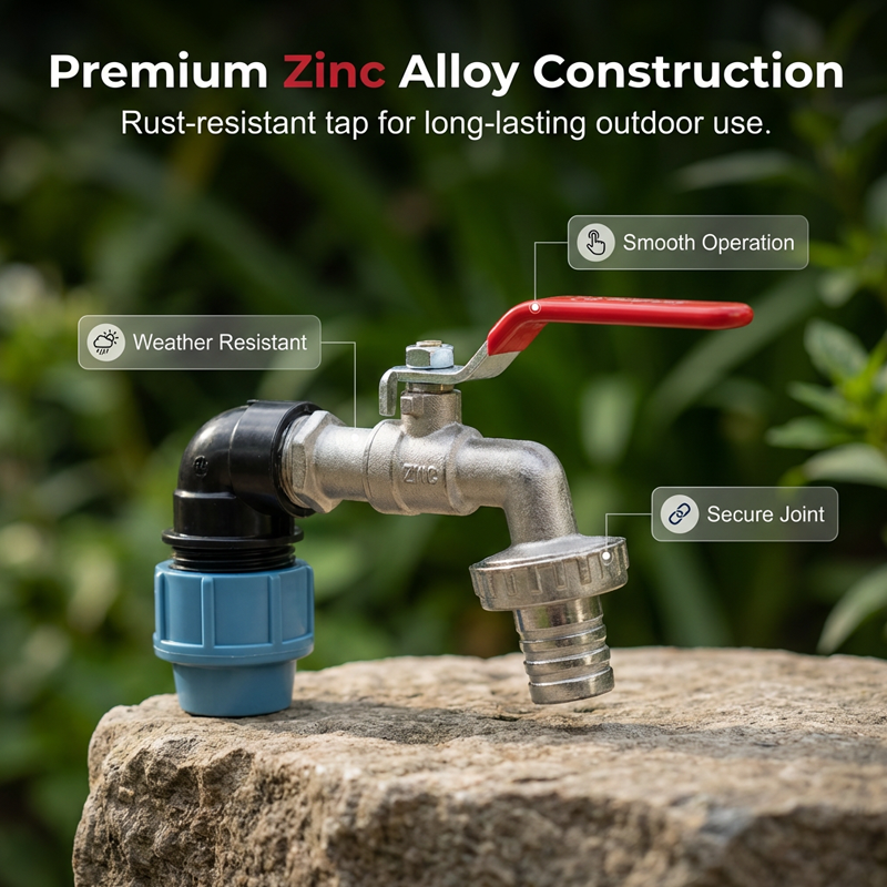 🚰Adapter-Set für IBC-Tanks – Erhöhung, Zapfhahn aus Zinklegierung (3/4“), PE-Schlauch & Winkelstücke – ideal für Garten & Haushalt💧🏡