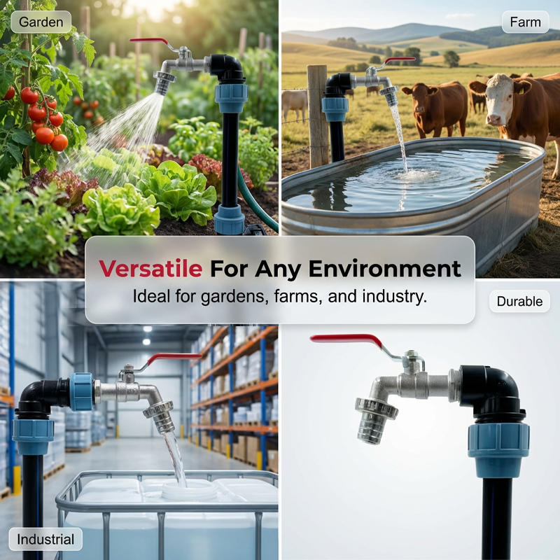 🚰Adapter-Set für IBC-Tanks – Erhöhung, Zapfhahn aus Zinklegierung (3/4“), PE-Schlauch & Winkelstücke – ideal für Garten & Haushalt💧🏡