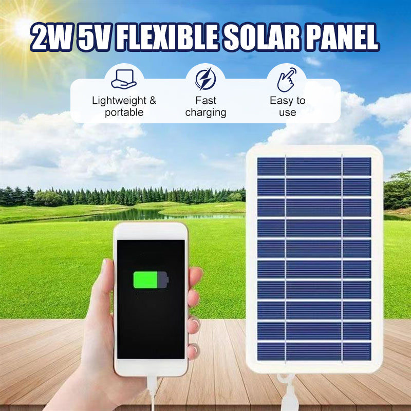 🔥 50% RABATT 💥 Mini Solarpanel 2W/5V – flexibel, effizient & ideal für Camping & Outdoor ☀️✨