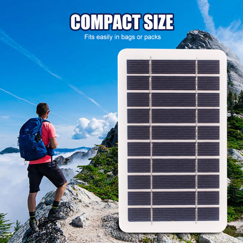 🔥 50% RABATT 💥 Mini Solarpanel 2W/5V – flexibel, effizient & ideal für Camping & Outdoor ☀️✨