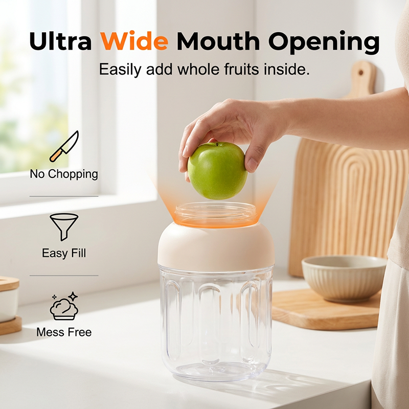 📢📢50 % RABATT!! ⏰ Tragbarer Personal-Blender für Shakes & Smoothies | USB-wiederaufladbarer Mini-Entsafter-Becher