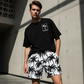 Herren 2-teiliges Freizeit-Set – bedrucktes T-Shirt & Shorts – bequem, atmungsaktiv & vielseitig – ideal für Sommer & Alltag