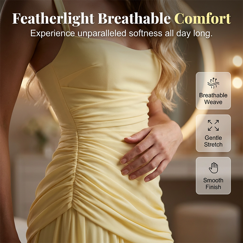 🌞 50 % RABATT AKTUELL GÜLTIG! ✨ Gelbes drapiertes Abend-Maxikleid – Schmeichelnde Taillierung, weich fallendes Material und edler Look für Partys & Urlaub 🌟