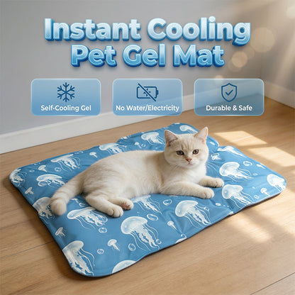 📢📢50 % RABATT !! ⏰ Mit Wasser gefülltes Sommer-Haustierbett – Kühlt natürlich & ohne Strom – Perfekt für heiße Tage, waschbar & rutschfest – Entspannung für Hund & Katze 🌊🐶✨