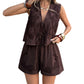 👕🌴 50% RABATT! Damen Sommer-Set mit Knotenoberteil & Shorts – Lässig, atmungsaktiv & perfekt für Strand, Urlaub & heiße Tage ☀️✨