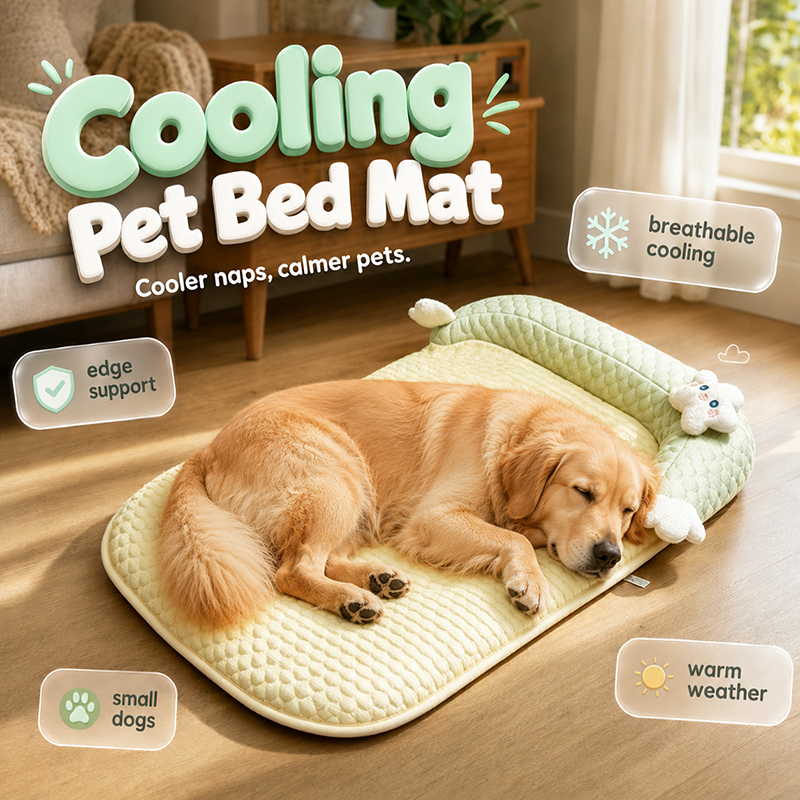 🐾 50% RABATT! ❄️ Kühlende Sommerunterlage für Hunde & Katzen – Noppenstruktur & atmungsaktiv – Waschbar, ideal für kleine bis mittelgroße Haustiere – perfekt für heiße Tage 🐶🌞✨