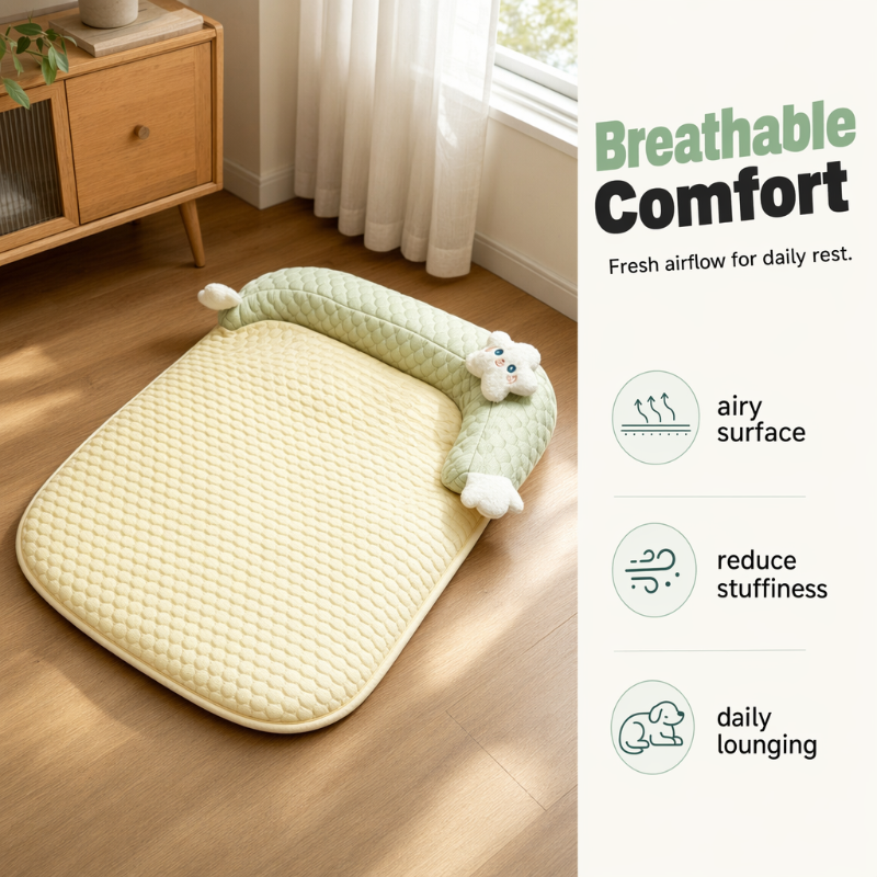 🐾 50% RABATT! ❄️ Kühlende Sommerunterlage für Hunde & Katzen – Noppenstruktur & atmungsaktiv – Waschbar, ideal für kleine bis mittelgroße Haustiere – perfekt für heiße Tage 🐶🌞✨