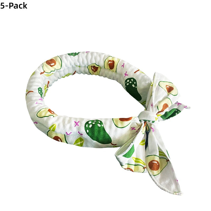 📢📢50 % RABATT!! ⏰❄️ Kühlender Sommer-Schal für Hunde & Katzen – niedliches Cartoo❄️n-Design, als Geburtstags-Accessoire & praktische Kühlhilfe an heißen Tagen 🐾❄️