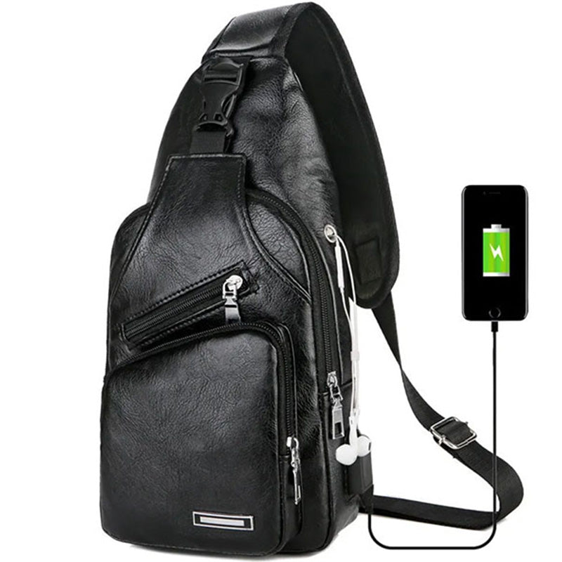 🎒 50% RABATT! 🎁 Multifunktionale Brusttasche aus hochwertigem Leder – Kompakt & praktisch – Ideal für Reisen, Alltag oder als stilvolles Accessoire – sicherer & bequemer Sitz 🧳✨🛡️