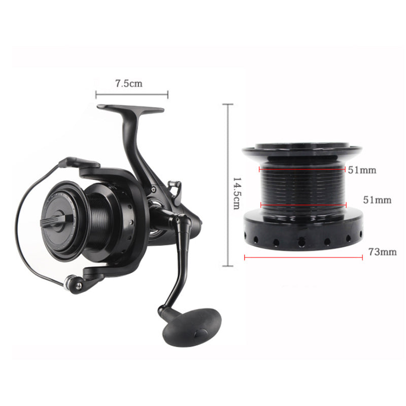 🌀🎣 50% RABATT! Baitrunner-Spinnrolle – Dual-Drag, leise, stabil, für Raubfisch & Friedfisch. 💪
