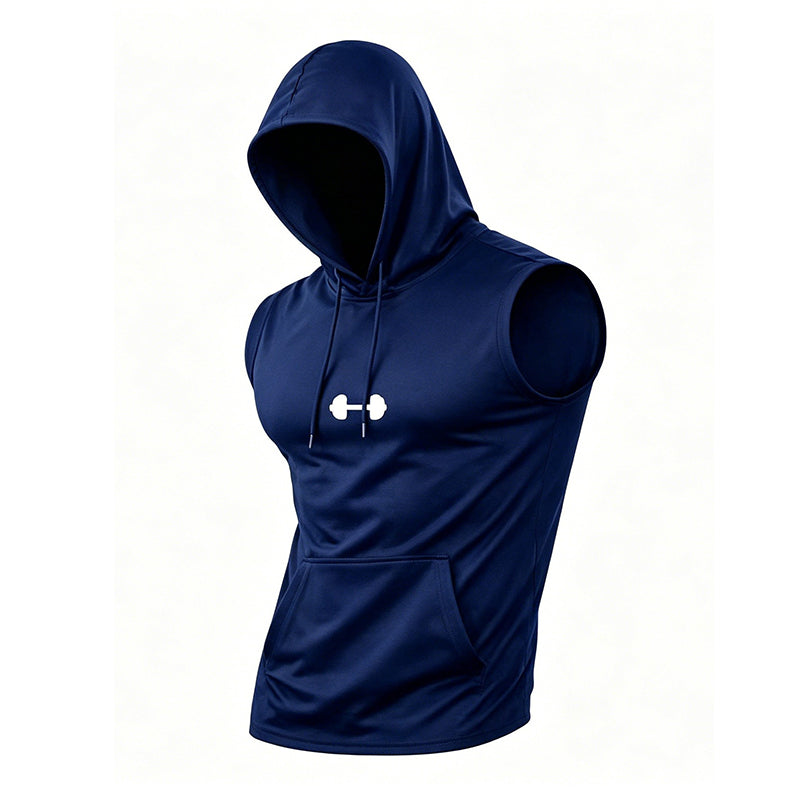 🎉 BEGRENZTE ZEIT 50% RABATT! 💪 Herren Sportliches Ärmelloses Kapuzenshirt – Maximale Bewegungsfreiheit & Leichter Atmungsaktiver Stoff 🏋️