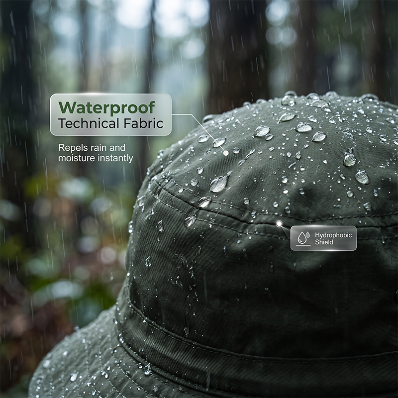 🧢 50% RABATT! 🌧️ Allwetter-wasserdichter Bucket Hat – Wasserabweisend, atmungsaktiv & UV-schützend – Perfekt für Regen, Sonne & Outdoor-Aktivitäten ☀️