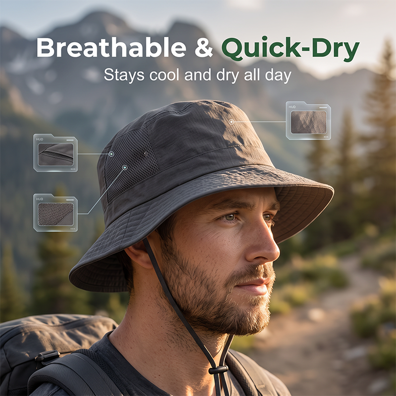 🧢 50% RABATT! 🌧️ Allwetter-wasserdichter Bucket Hat – Wasserabweisend, atmungsaktiv & UV-schützend – Perfekt für Regen, Sonne & Outdoor-Aktivitäten ☀️