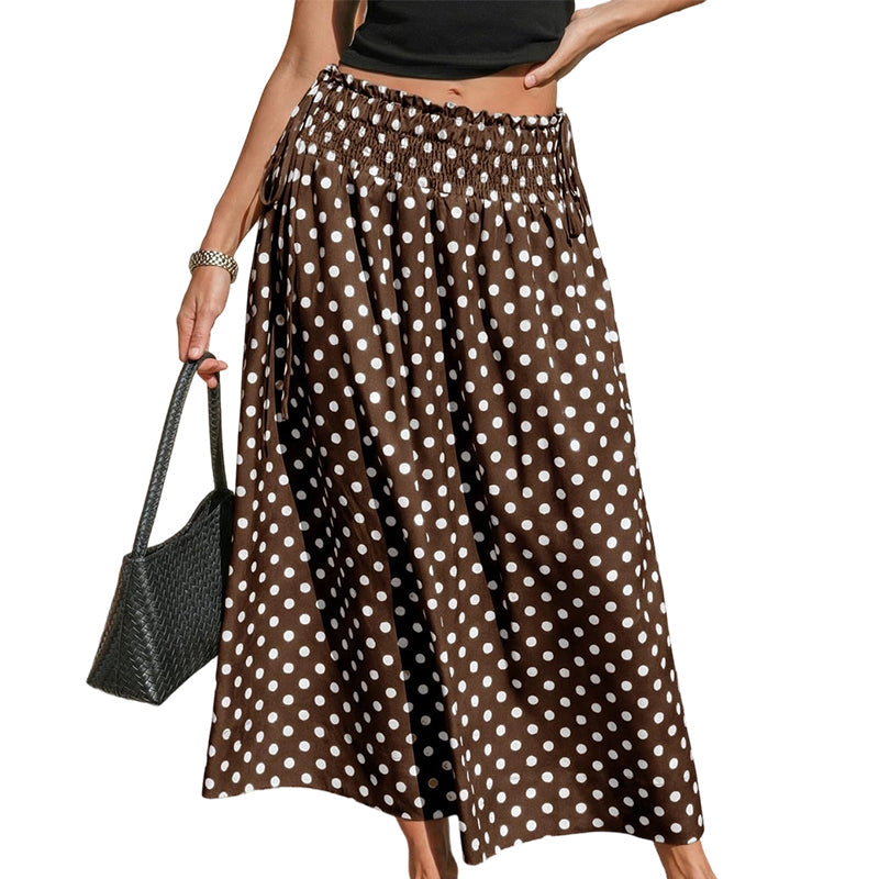 ⏳Zeitlich begrenzter 50% Rabatt⏰Damen Gepunkteter Midi-Rock🌟👗