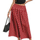 ⏳Zeitlich begrenzter 50% Rabatt⏰Damen Gepunkteter Midi-Rock🌟👗