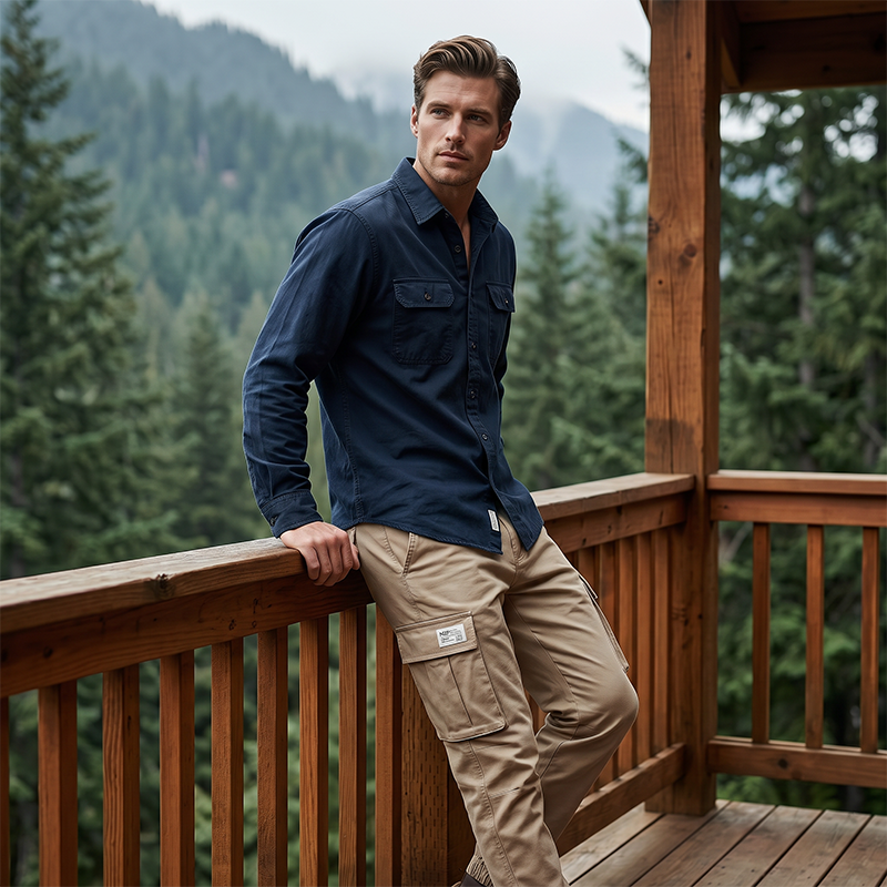 🔥 50% RABATT! 👖 Herren Cargo-Jogginghose ✨ Mehrere Taschen, Lockere Passform & 9/10-Länge – Perfekt für Alltag und Freizeit