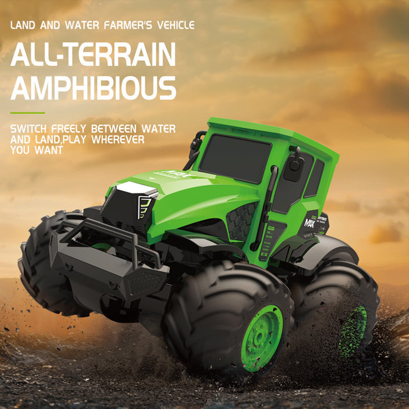 Amphibisches Allgelände-RC-Traktor-Spielzeugauto