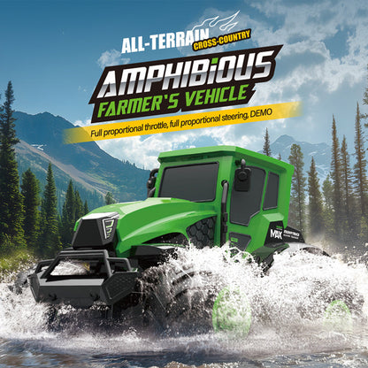Amphibisches Allgelände-RC-Traktor-Spielzeugauto