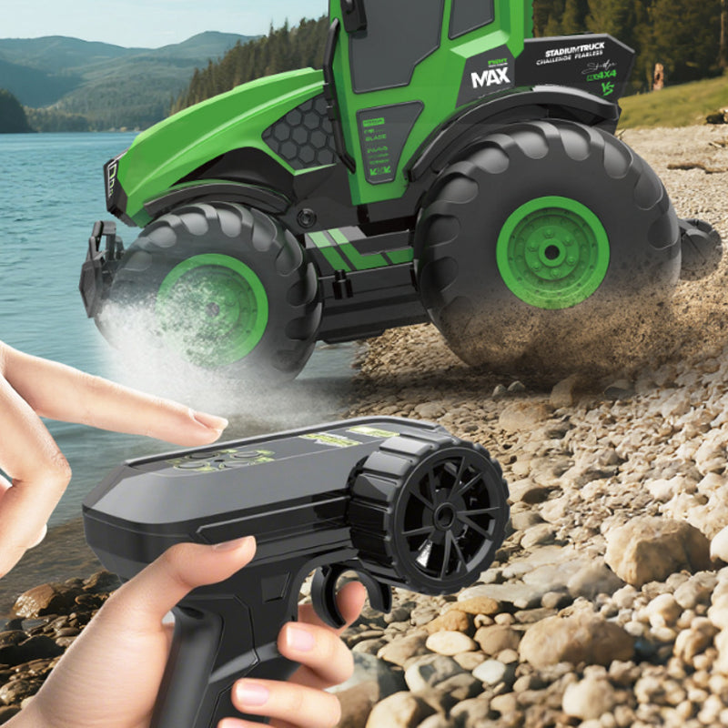 Amphibisches Allgelände-RC-Traktor-Spielzeugauto