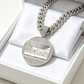 💎 Kubanische Gliederkette – Metall – Übergroßer Statement-Anhänger für Herren