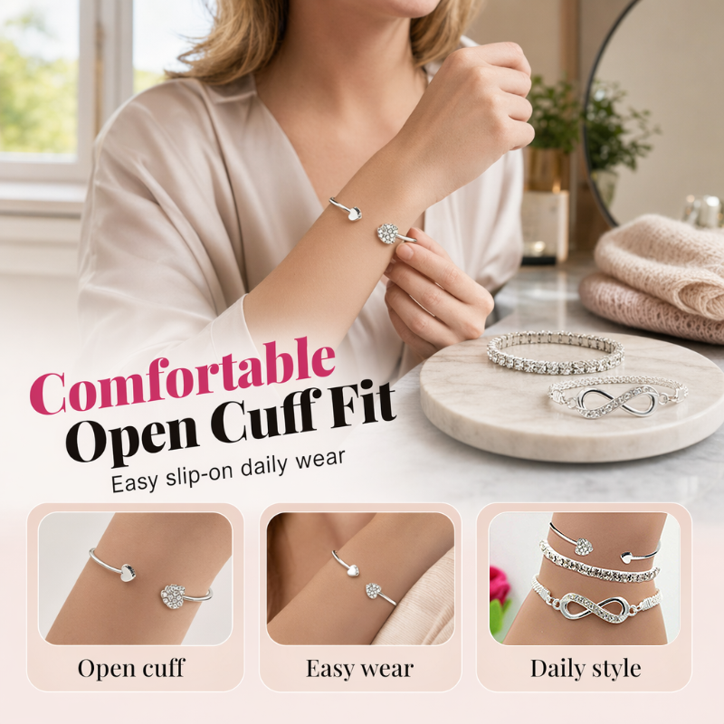 💕 50 % Rabatt – Maritimes Set mit Schmetterlings- und Herz-Anhängern – zeitlose, kombinierbare Accessoires für den stilvollen Auftritt ✨
